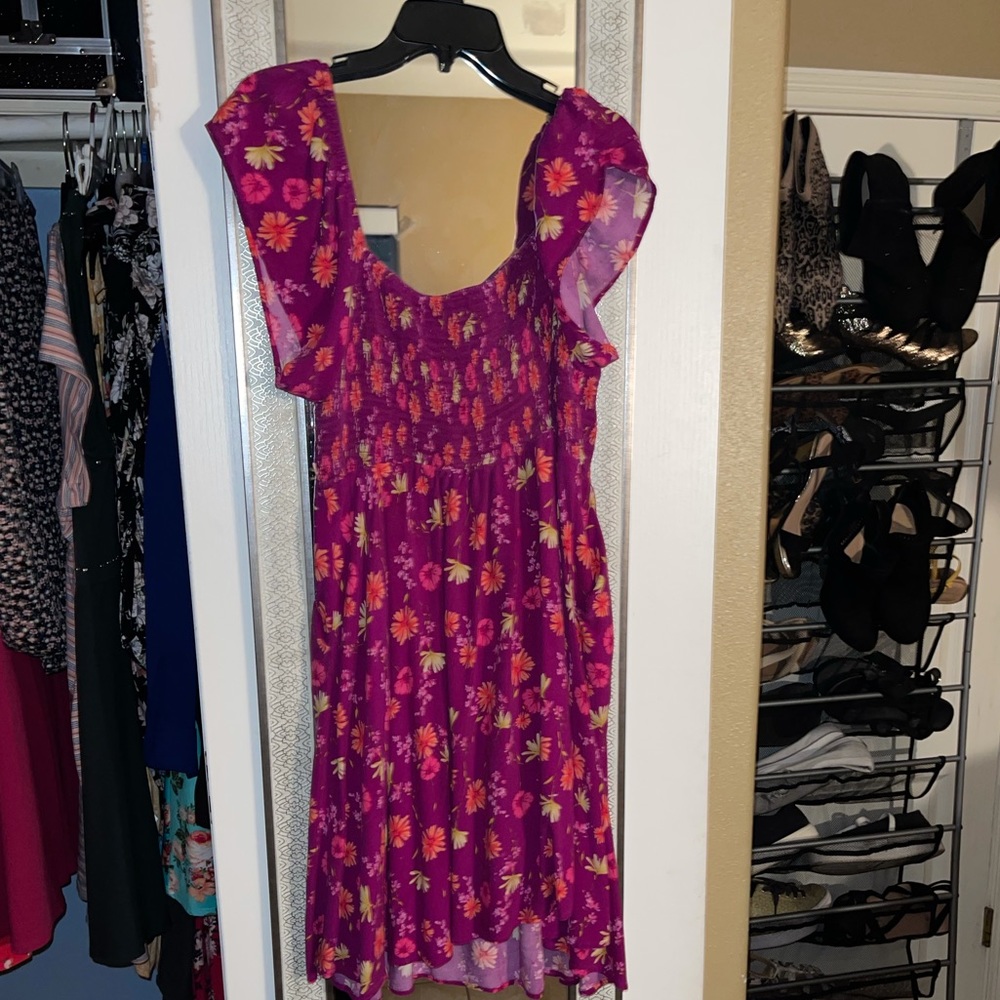 Torrid off the shoulder dress with pockets